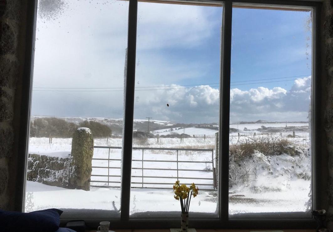 Trengothal Barn Apartment Porthcurno Bagian luar foto