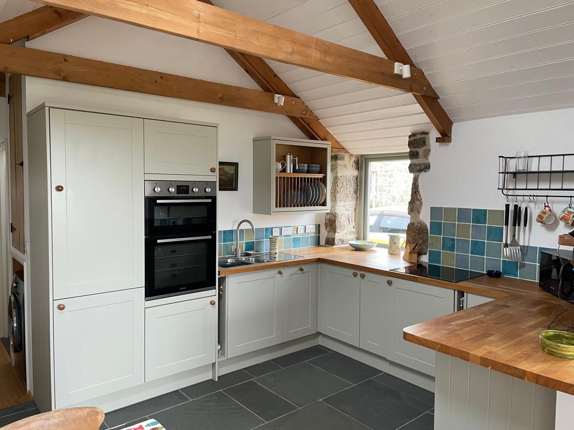 Trengothal Barn Apartment Porthcurno Bagian luar foto